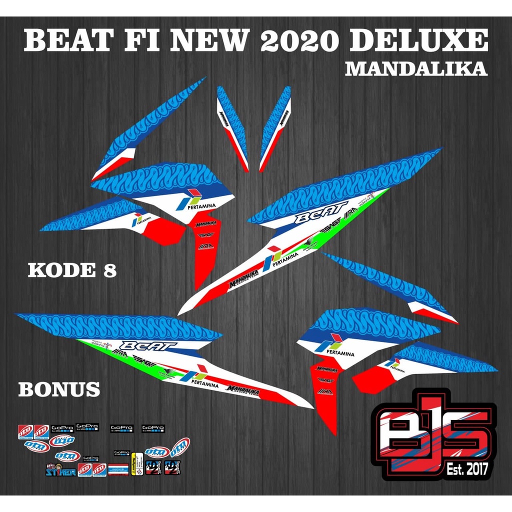 Striping beat fi new esp 2020 - Stiker Decal beat fi new esp 2020 beat deluxe beat street 2020 MANDA