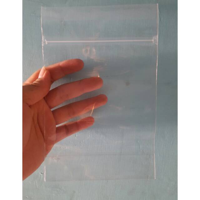 Plastik Kemasan Berdiri Standing Pounch Zip Lock 14x22cm isi 50lbr Seal Biasa