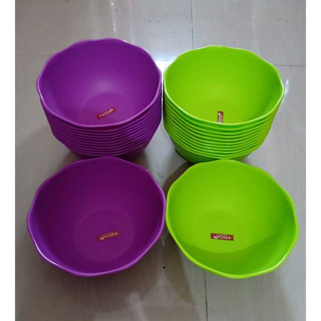 Mangkok Bulat  Plastik Asvita