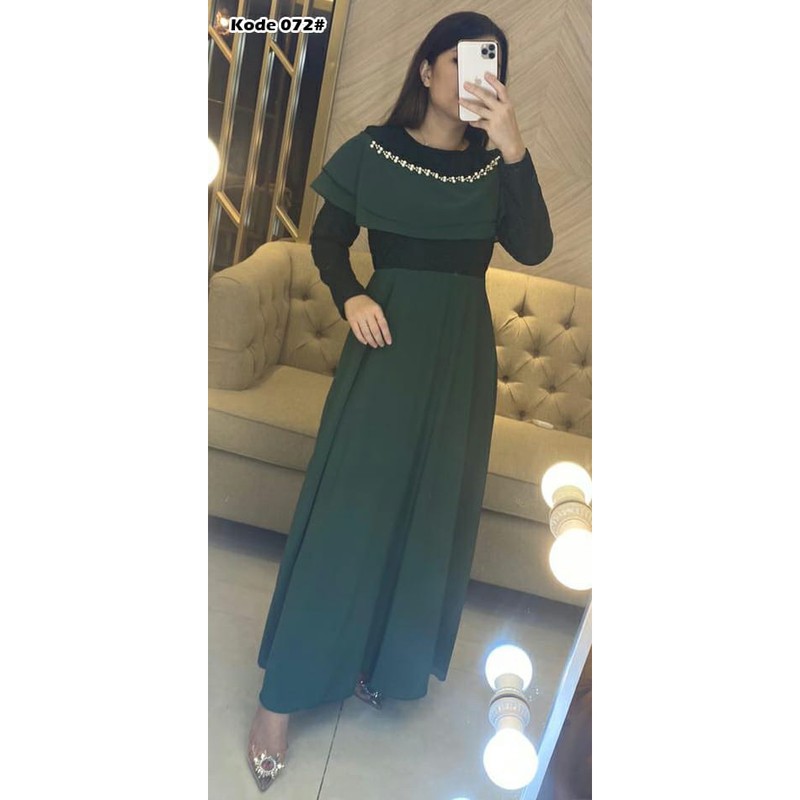 072 new# dress maxi muslim fashion