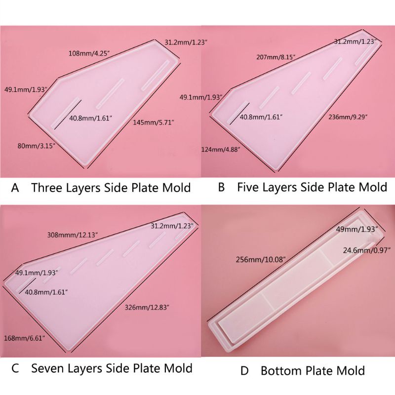 SIY  Jewelry Resin Pigment Bottles Storage Silicone Resin Molds Bottle Display Rack Trays Epoxy Casting Molds Art Craft Tools