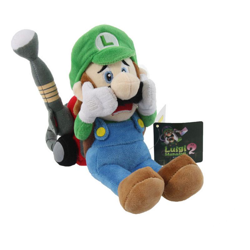 Super 18cm Mario Bros Luigi Boneka Plush Boneka Mario Lembut Mainan Caterpillar Birdo