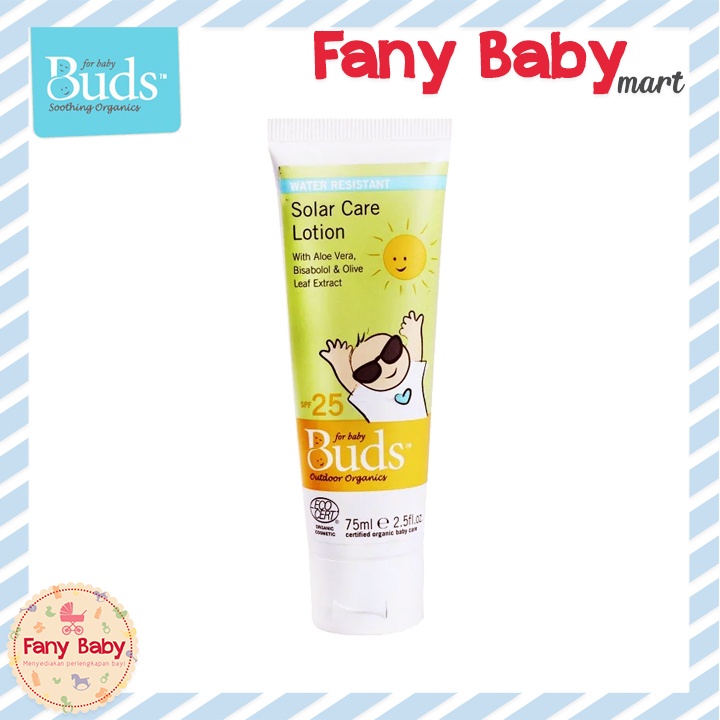 BUDS ORGANICS OUTDOOR SOLAR CARE LOTION 75ML