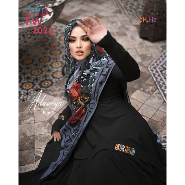 [ERHA SYARI] GAMIS SET SYARI / DRESS ONLY   " ADAWIYAH " By er.Ha