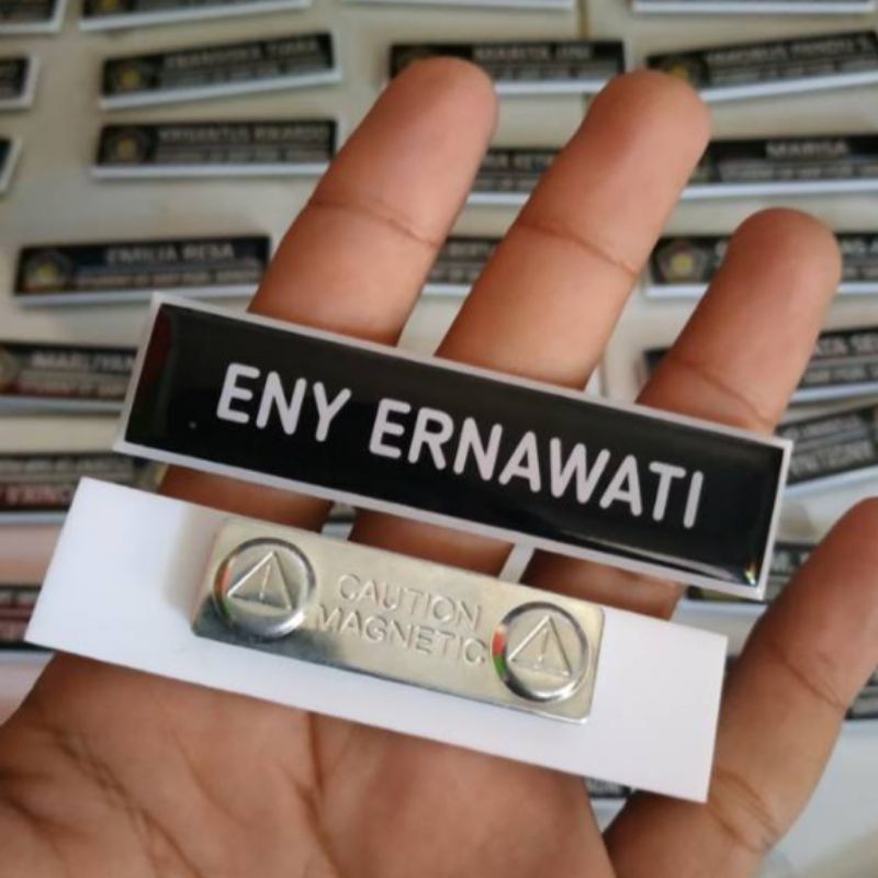 NAMETAG/ NAME TAG/PAPAN NAMA DADA TNI POLRI PNS PERSIT BHAYANGKARI,YALASENASTRI
