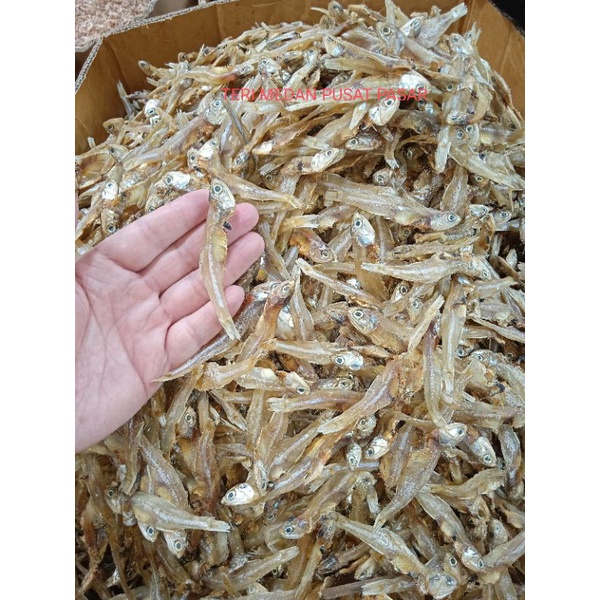 

Teri tawar putih/badar putih(500gram)