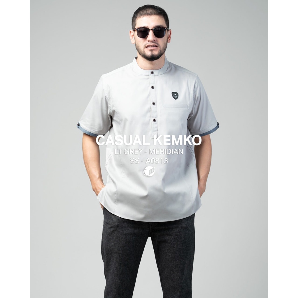 KOKO DEWASA LENGAN PENDEK SAMASE Kemko || A081 LT GREY/Abu abu