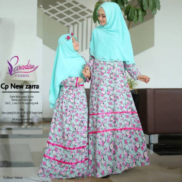  Gamis  couple katun jepang new zarra ori paradise Gamis  