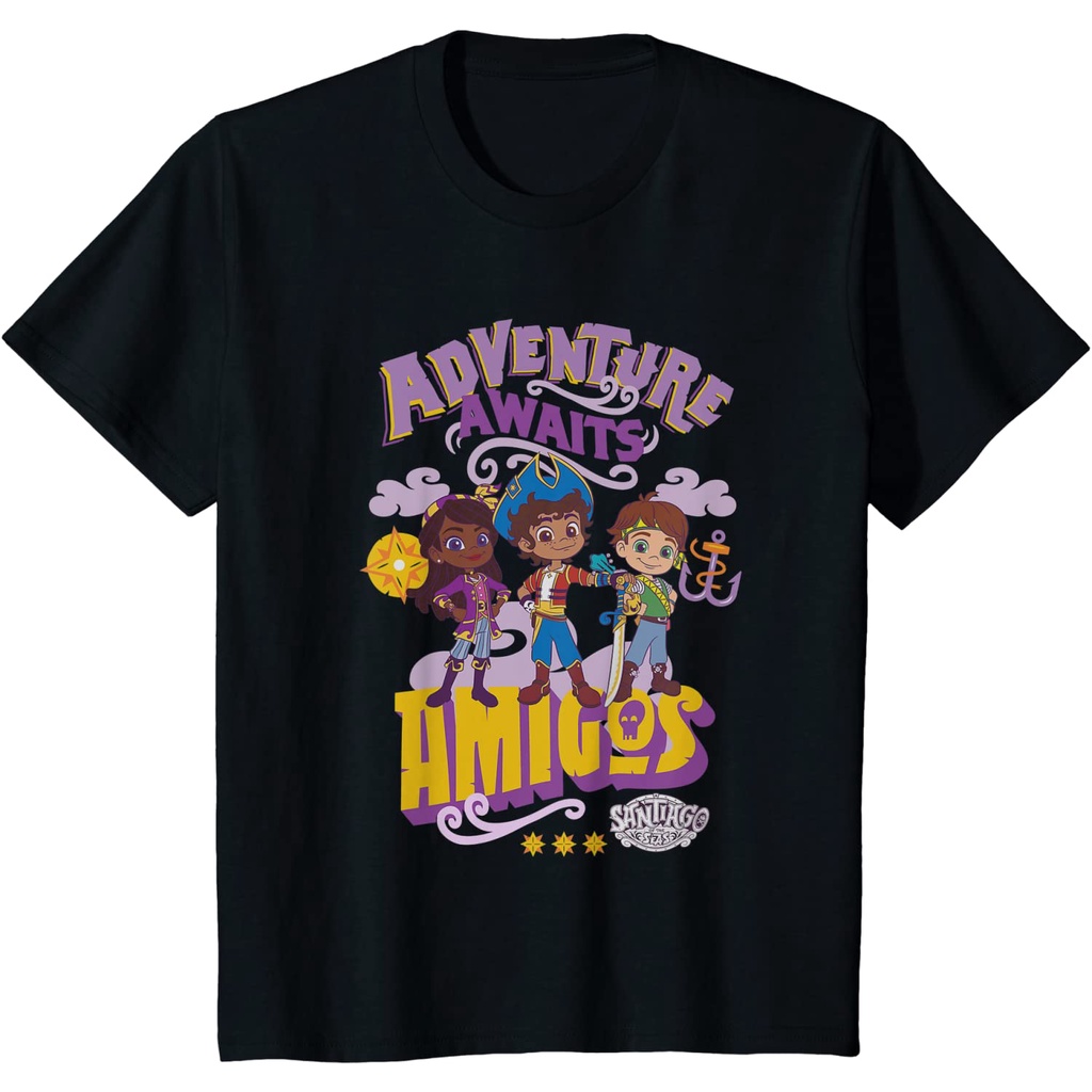 Kaos Anak Kids Santiago of The Seas Adventure Awaits Amigos Pakaian Fashion Baju Atasan Anak Laki Pe
