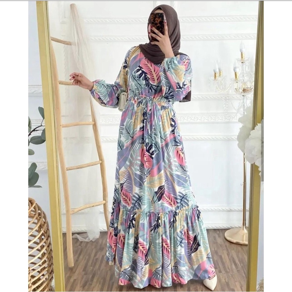 GAMIS PREMIUM RAYON ORIGINAL100% BEZZA MILLEN NAMA AUFAR LARAS BUCIN ILUFA HEHA BEAUTY