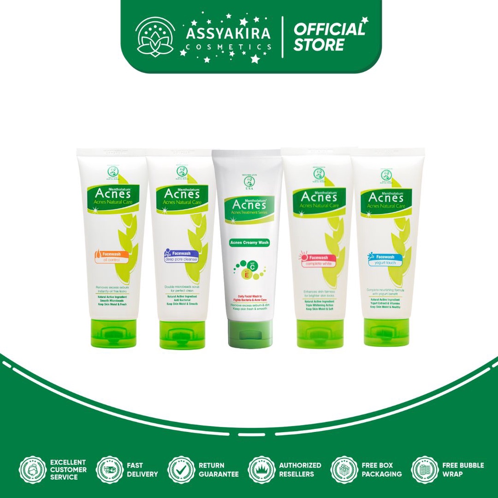 Acnes Natural Care Face Wash 50gr