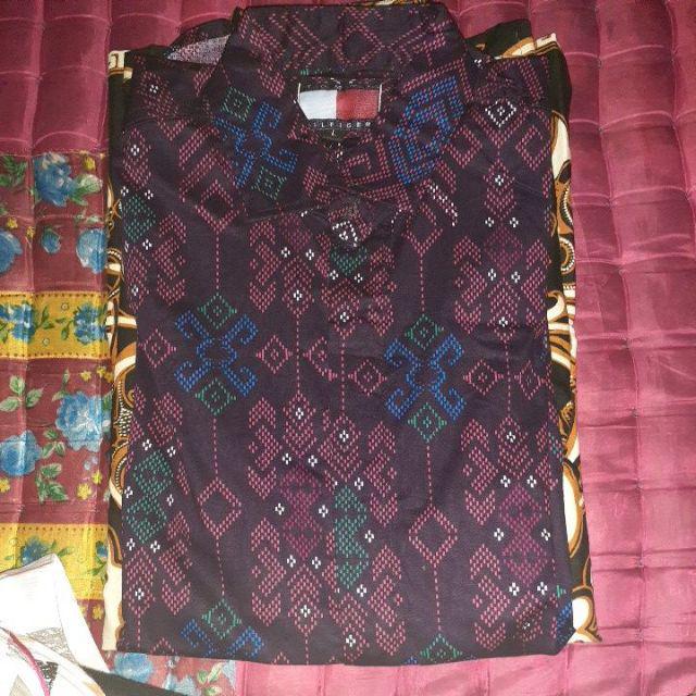 Dgm Fashion   Kemeja Batik Songket Pria Lengan Panjang 4814