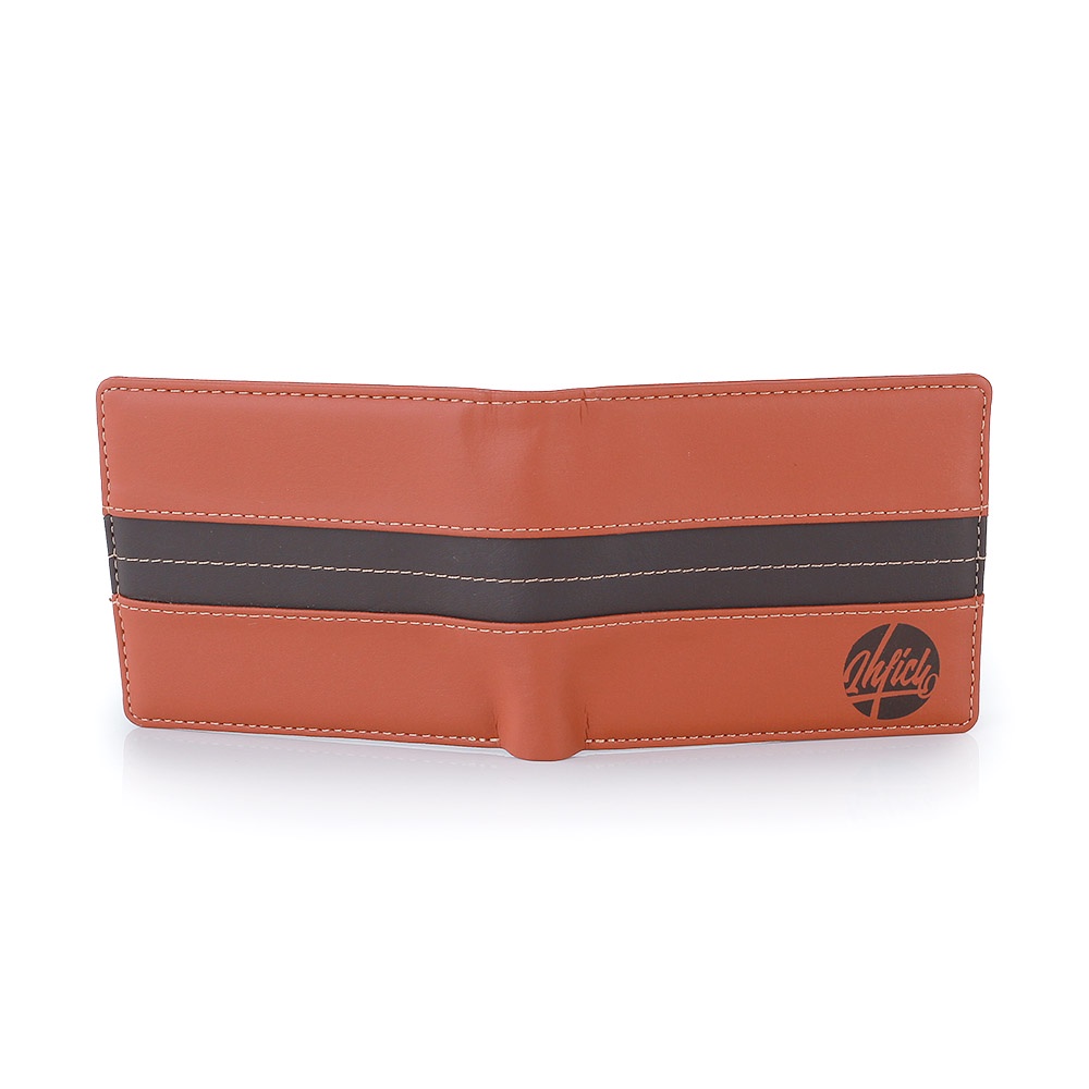 Dompet Lipat Pria Distro Keren Wallet Slim Simpel Distro Original Warna Cokelat