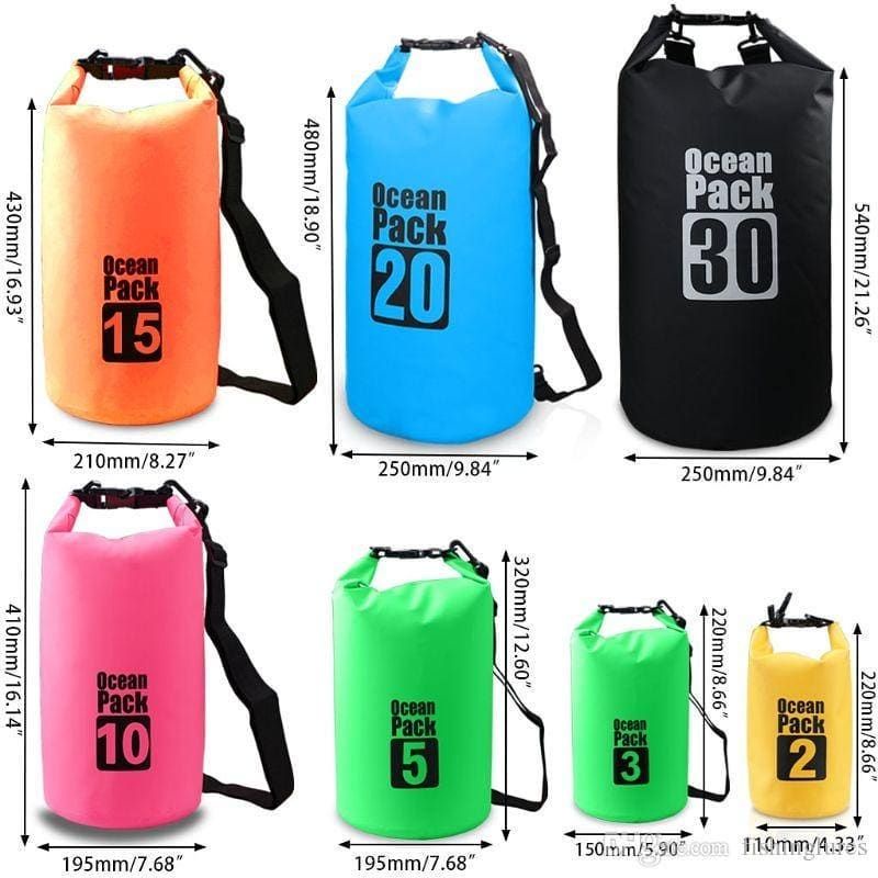 Dry Bag Ocean Pack 2L 5L 10L 20L 30 al/ Drybag Kantong Air / Tas waterproof