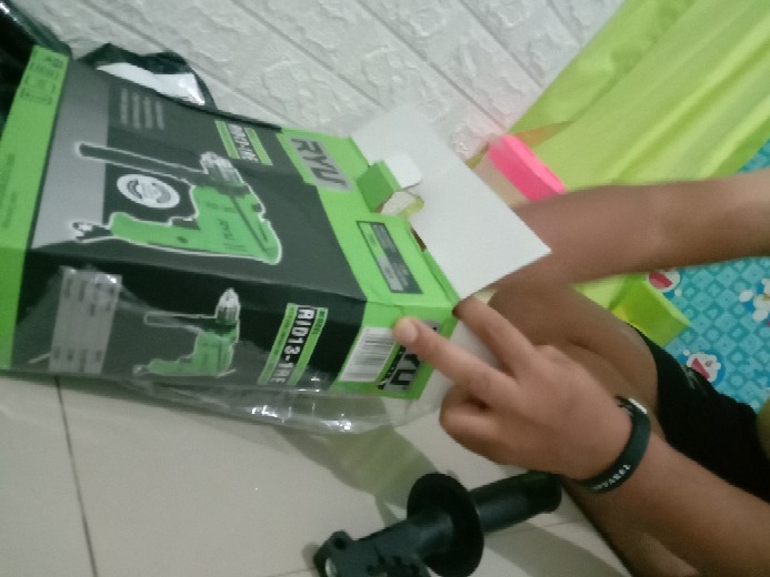 Ryu Impact Drill Mesin Bor Tangan Untuk Besi Kayu Tembok Bolak Balik 13 Mm Free Carbon Brush 1 Set