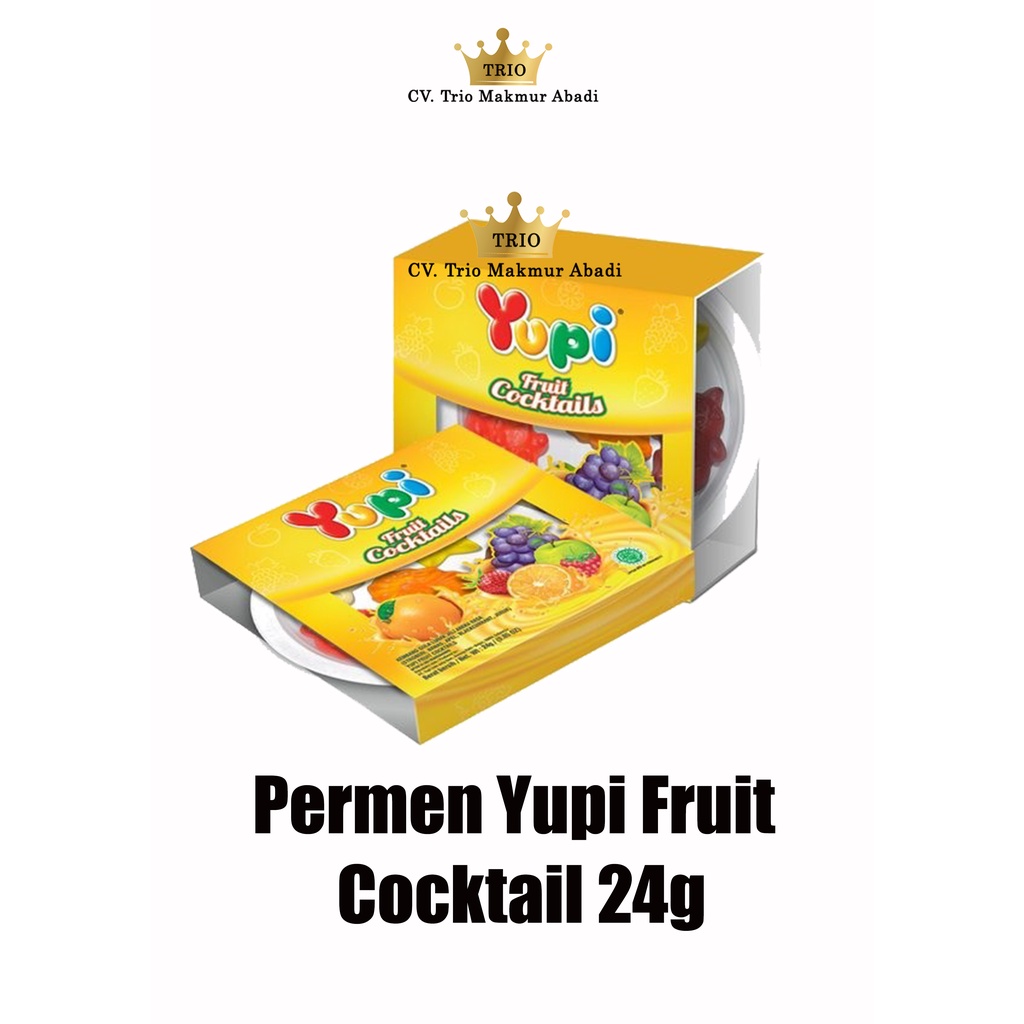 Permen Yupi Fruit Cocktail 24g