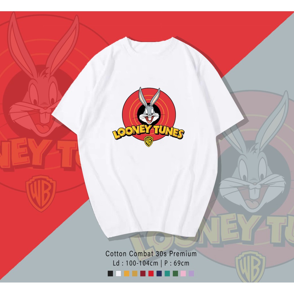 LOONEY TUNES  / TERMURAH BAJU KAOS KATUN WANITA/ PRIA UNISEX LENGAN PENDEK / TUMBLR TEE /  OVERSIZE