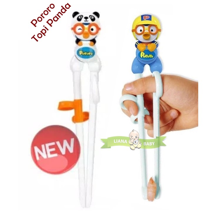 MAK54 SUMPIT ANAK CHOPSTICK PORORO SERIES &amp; ANIMAL