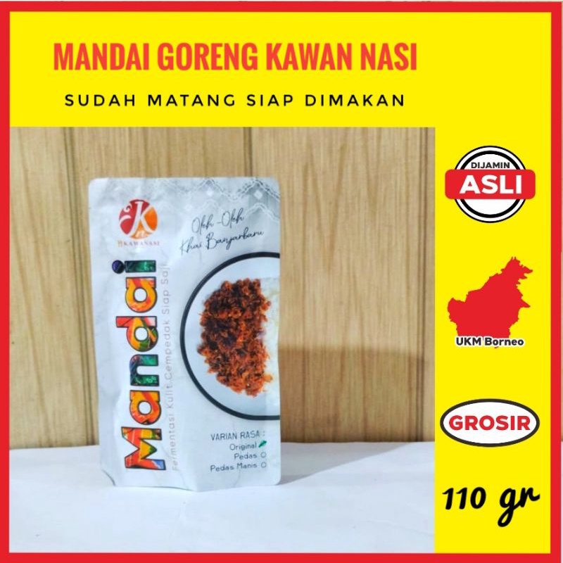 

Mandai Goreng Kawan Nasi Oleh Oleh Banjarmasin Kalimantan