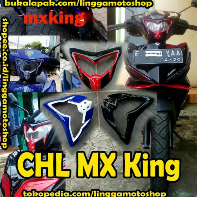 cover headlamp mx king/ mx150 model extreme