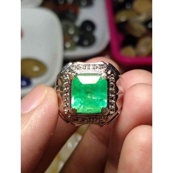 Batu Cincin Jamrud Catam Quality Terbaik