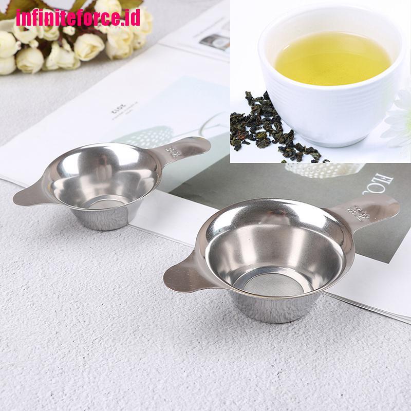 Filter infuser Penyaring Daun Teh Bahan Stainless steel