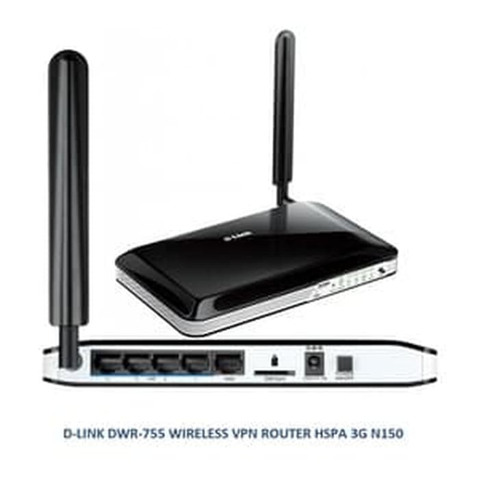 D-Link DWR-755 Wireless Router VPN HSPA 3G