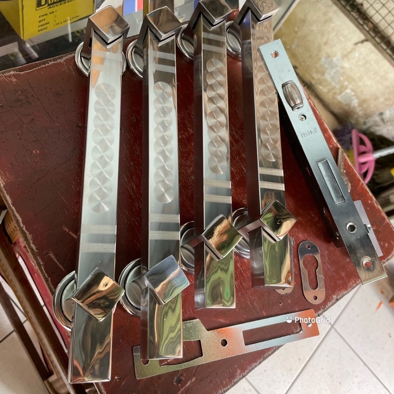 Promo murmer kunci pintu kupu2,1set kunci pelor +ph 33 cm stanlis