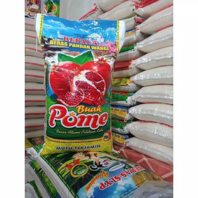 

Beras Pandan Wangi cap buah pome