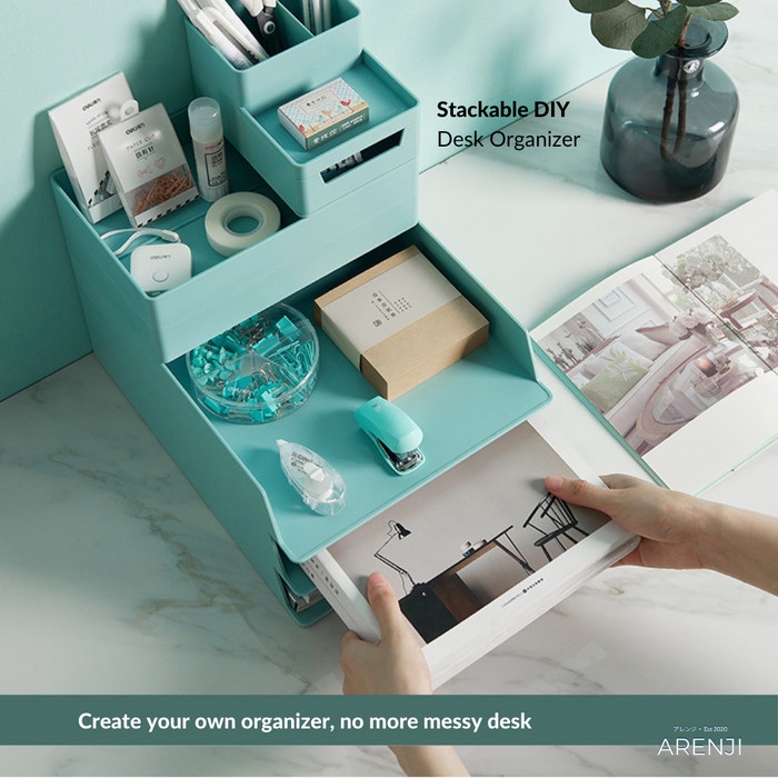 

Cuci Gudang Stackable Diy Desk Organizer Terbatas