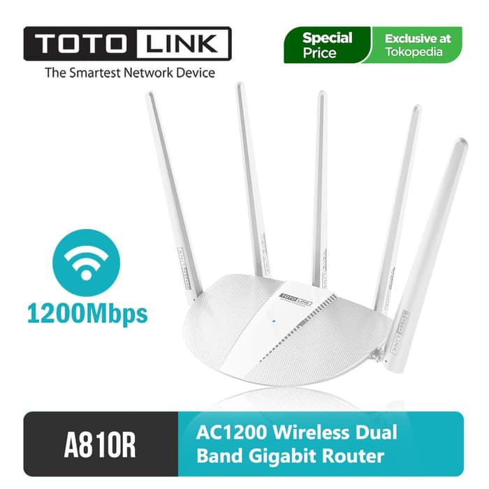 TOTOLINK A810R - AC1200 Wireless Dual Band Gigabit Router Ac1200