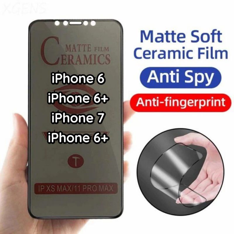 Full screen anti spy tempered iphone 6/6+/7/7+