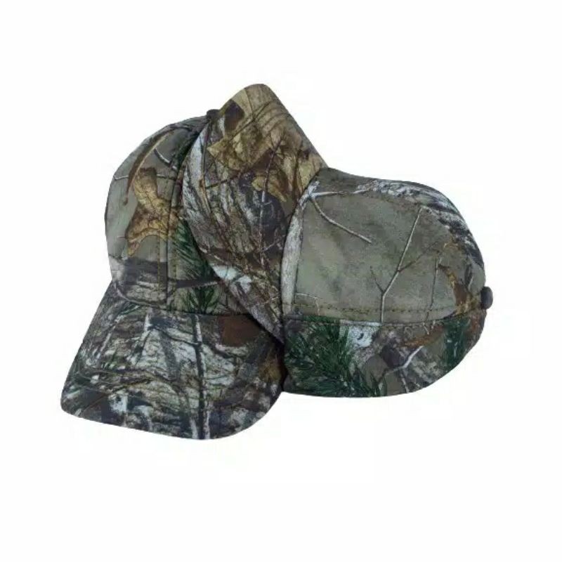 Topi Camo Kamuflase Real Tree Velcro
