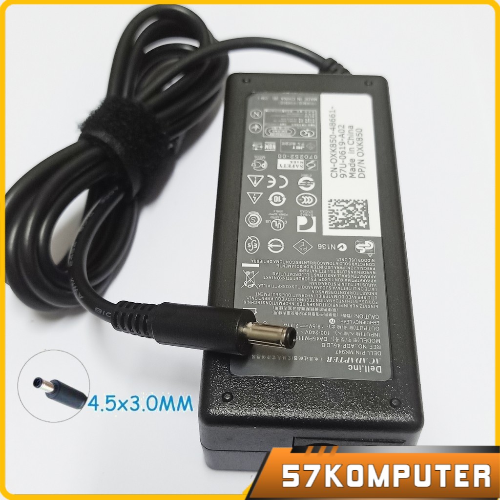 Adaptor Charger Laptop Dell Model 3043 19.5V 3.34A [4.5 x 3.0mm] - [Jarum]