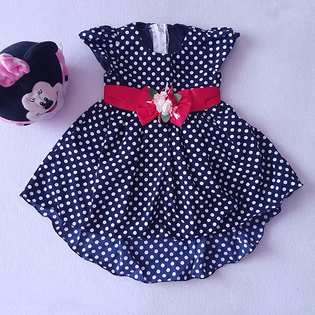 Baby G Collection GFD2477 Dress Party Polka Mermaid