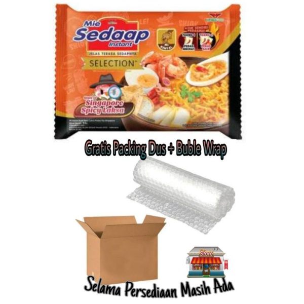 

Mie Sedaap Laksa singapore FREE Dus+BubleWrap