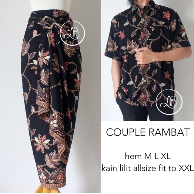 COUPLE RAMBAT/KEBAYA COUPLE /KEBAYA KUTUBARU