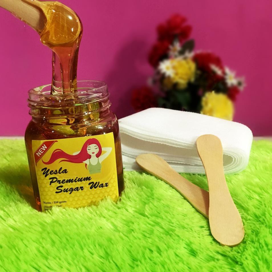 Terlaris.. (250gr) Yesla Cold Natural Fresh Sugar Wax Waxing Premium Pencabut Penghilang Perontok Bu
