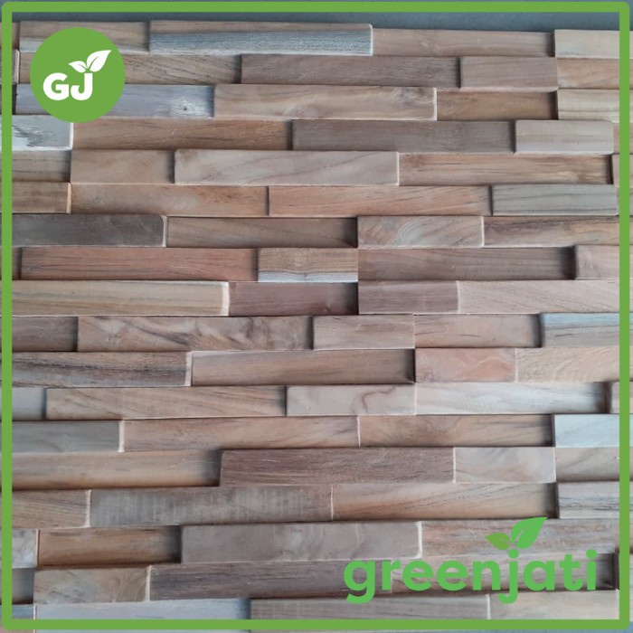 Kayu Wall Panel Jati 3d