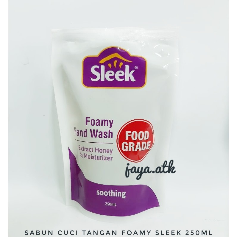 SABUN CUCI TANGAN FOAM BUSA HANDWASH SLEEK 250 ML REFILL ISI ULANG HAND WASH BUSA