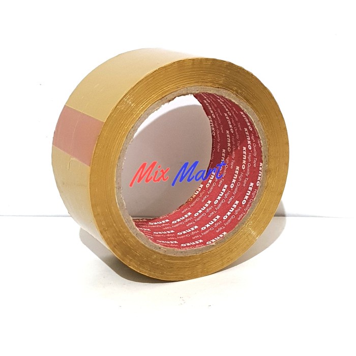 

Gaya Lakban Kenko Opp 2 Inch / 48 Mm Isolasi Tape Plastic Coklat Bening Murah