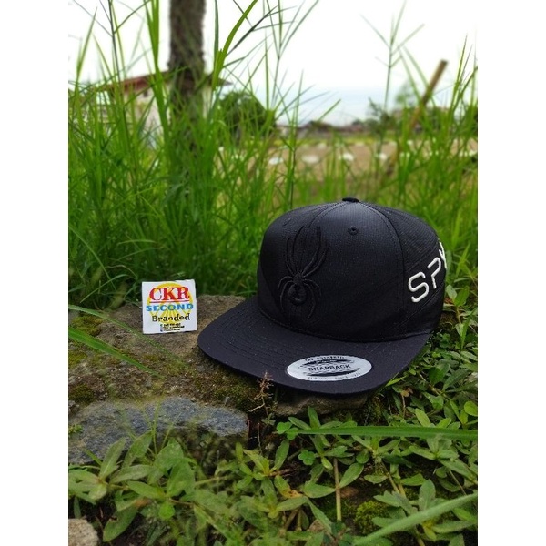 Topi pria original branded snapback SPYDER