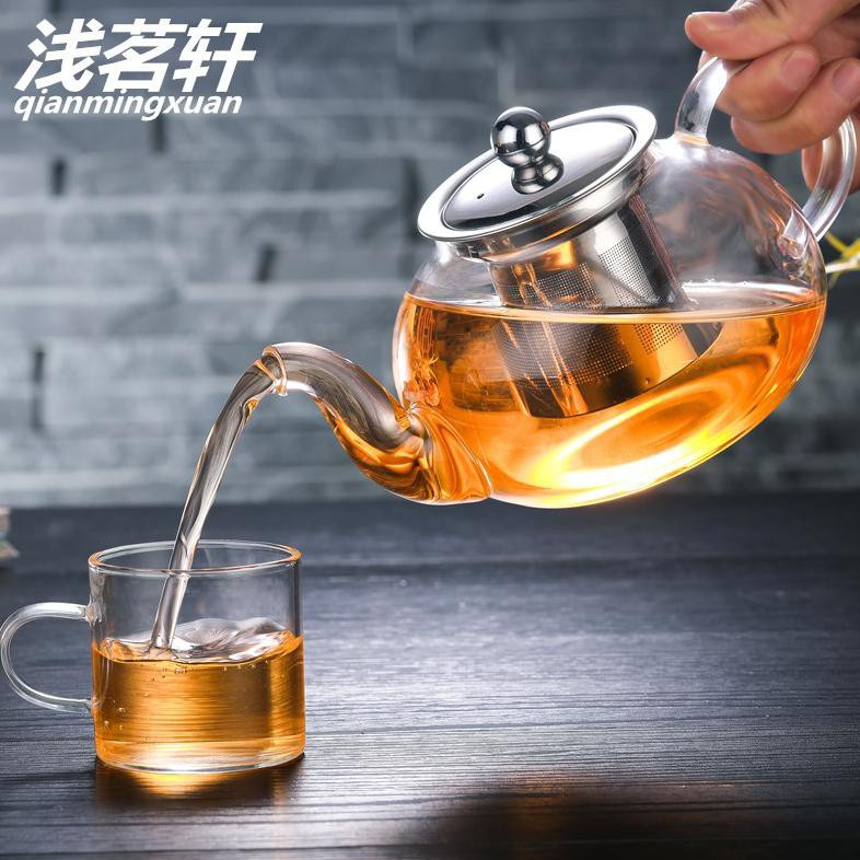 GS8 Homadise Teko Pitcher Teh Chinese Teapot Maker 600ml - TP-759 - Transparent