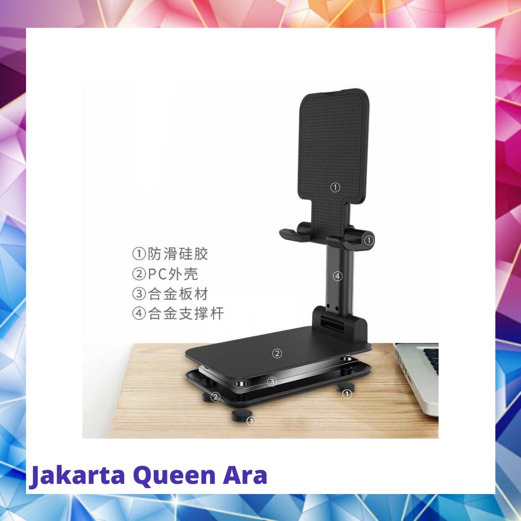 KKMOON Dudukan Smartphone Tablet Stand Holder Multi Angle - LP10