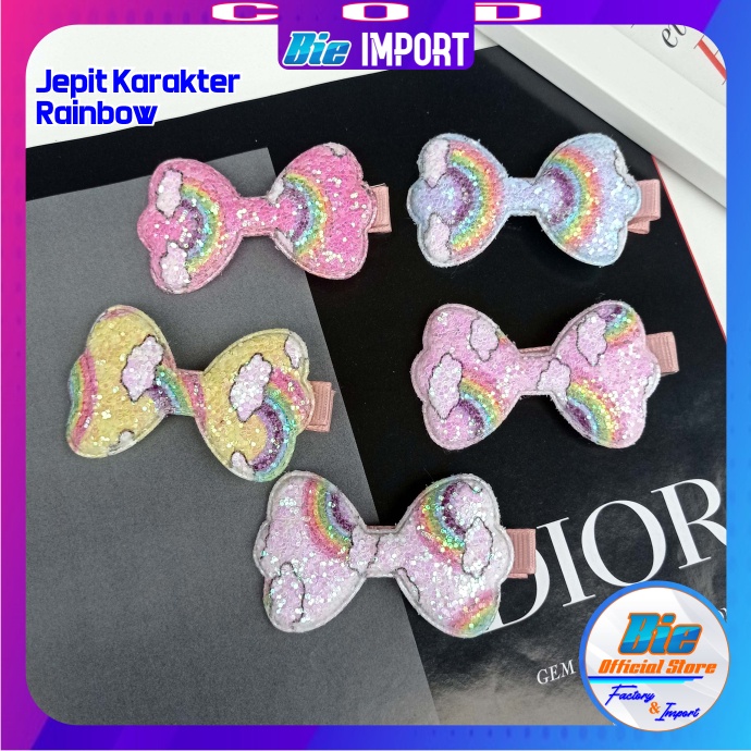 Jepit Rambut Tiptop Kupu-Kupu Premium Impor