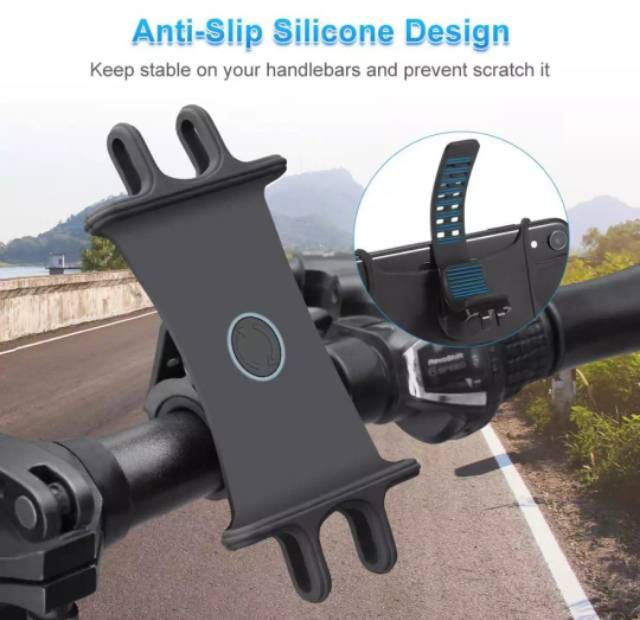 Holder Sepeda Floveme Bicycle Phone Holder Motor Bike Cycle Car for Android Iphone