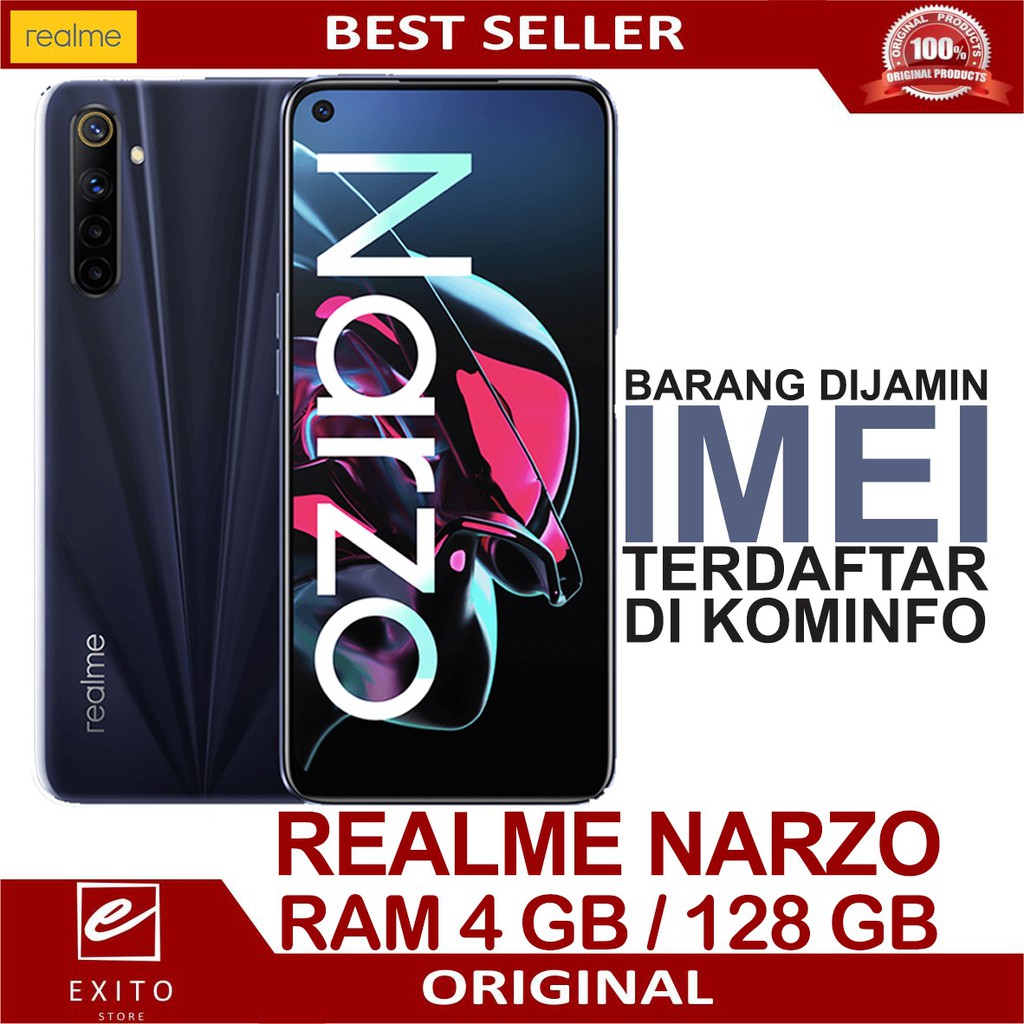 REALME NARZO RAM 4GB ROM 128GB GARANSI RESMI REALME