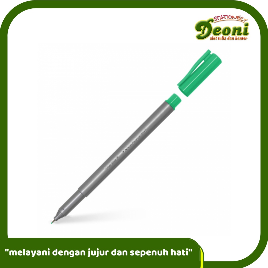 

FABER-CASTELL Fineliner Lime Spidol Pen