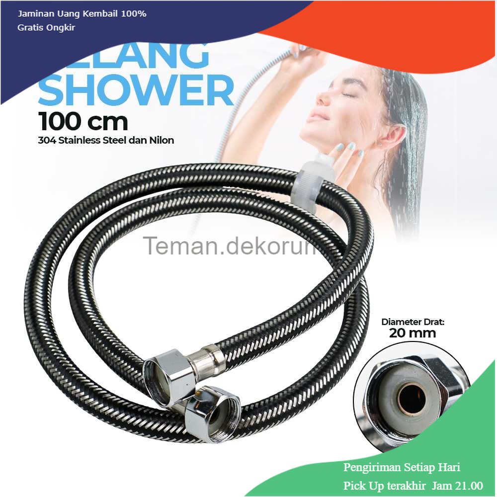 TD - TNM JRJUBB Selang Shower Fleksibel Hose Stainless Steel - JR013