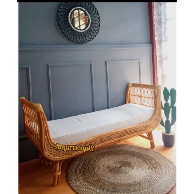 Kursi Rotan Sofa Bench